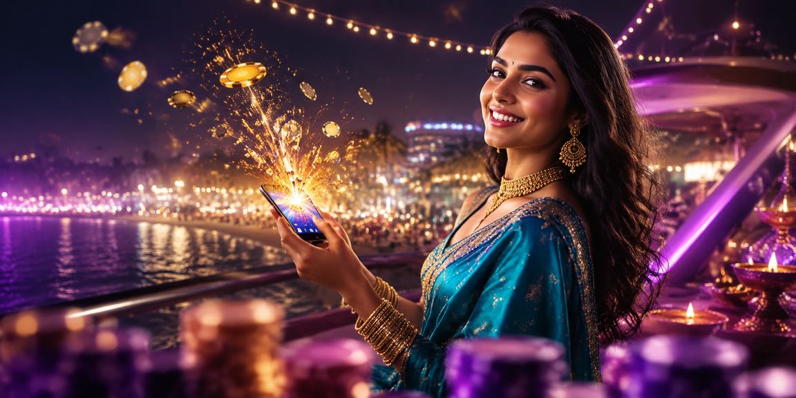 Indian player accessing mobile casino from phone